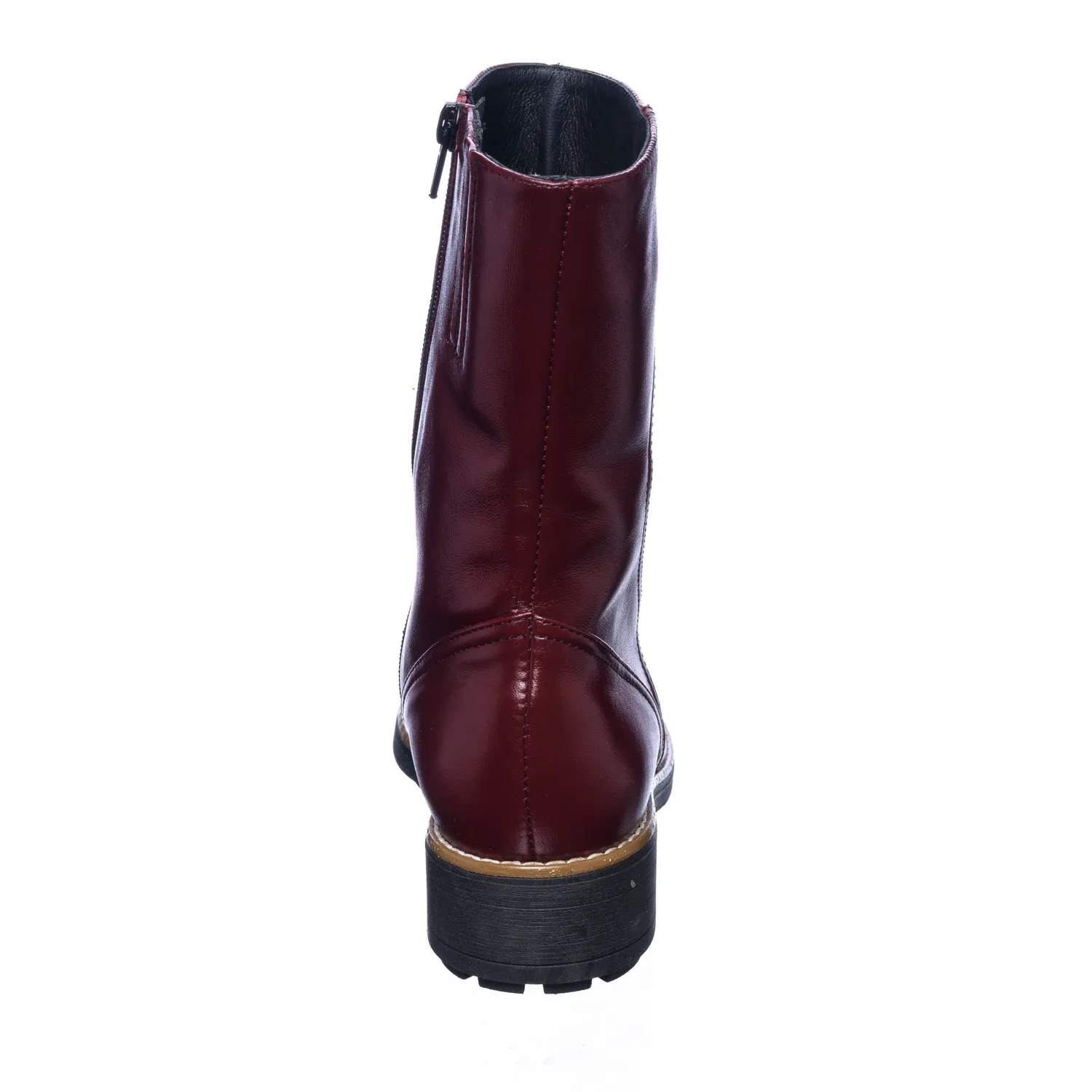 Catinca Shoes M36 BOB ghete damă bordo box piele