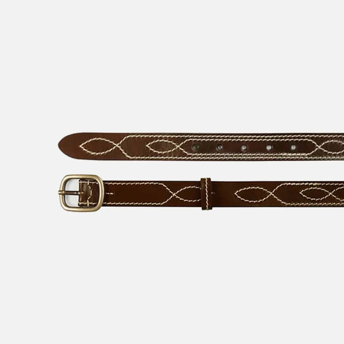 Cecilia Bringheli Motivo Dark Brown curea piele model
