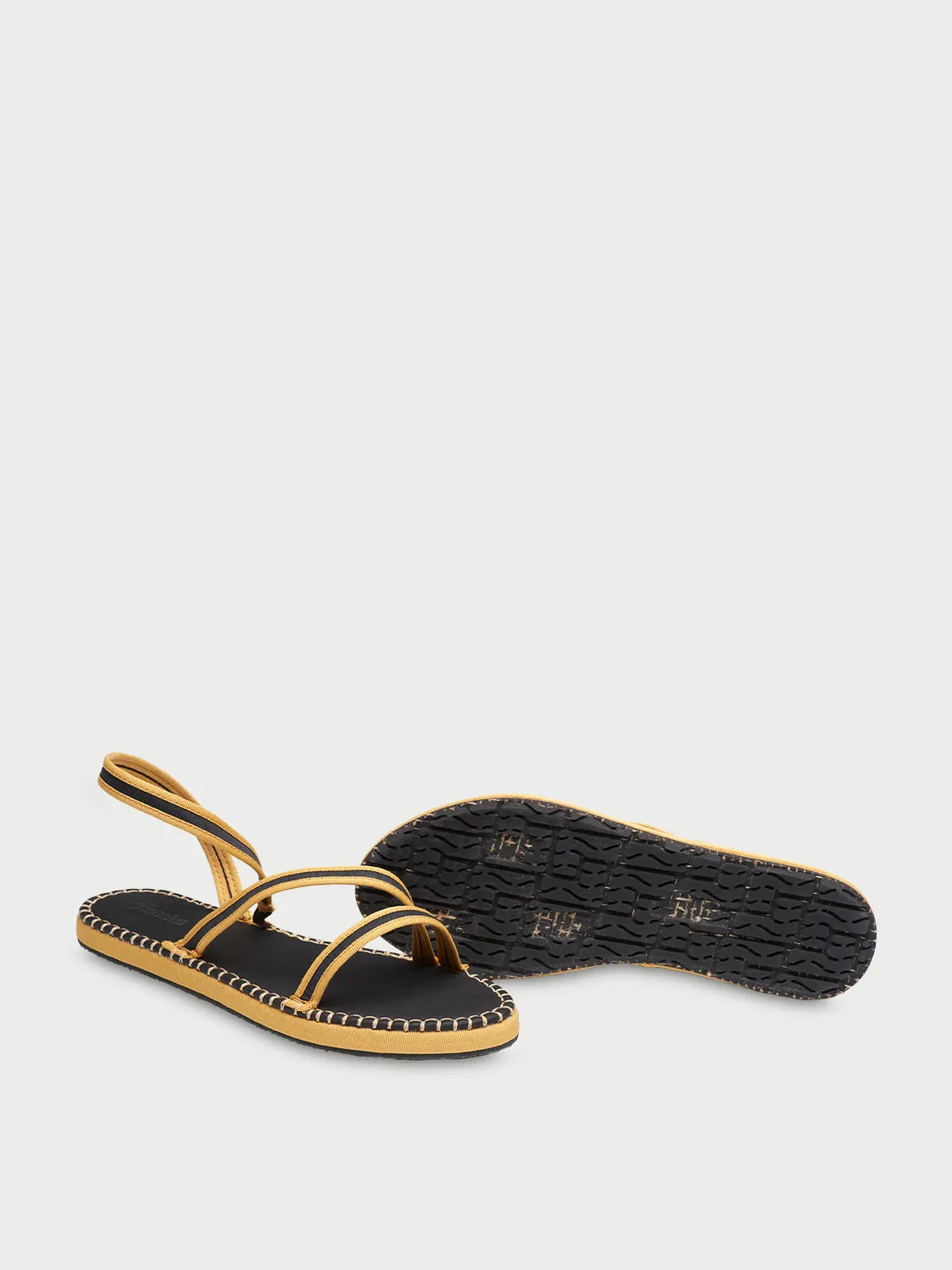Flagelus Daisy Sandal Black sandale flatform negru 2 cm