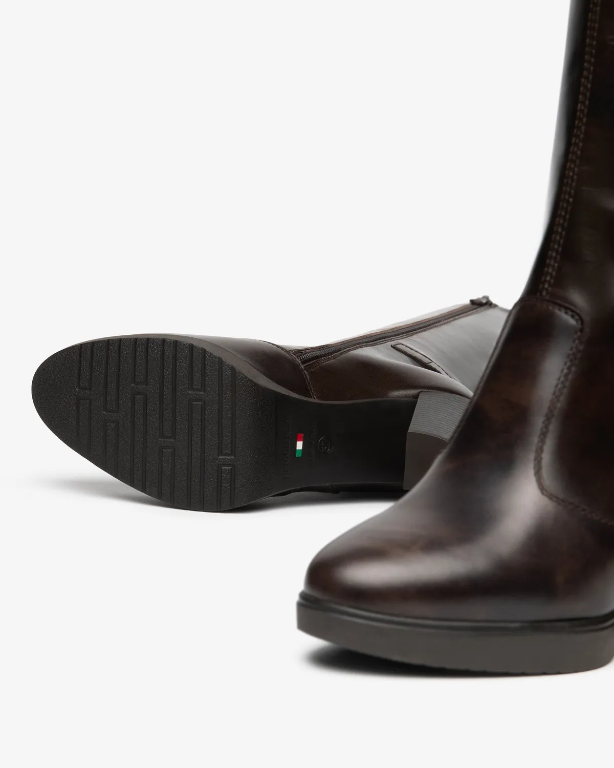 Cizme dama NeroGiardini piele naturala toc conic 9 cm