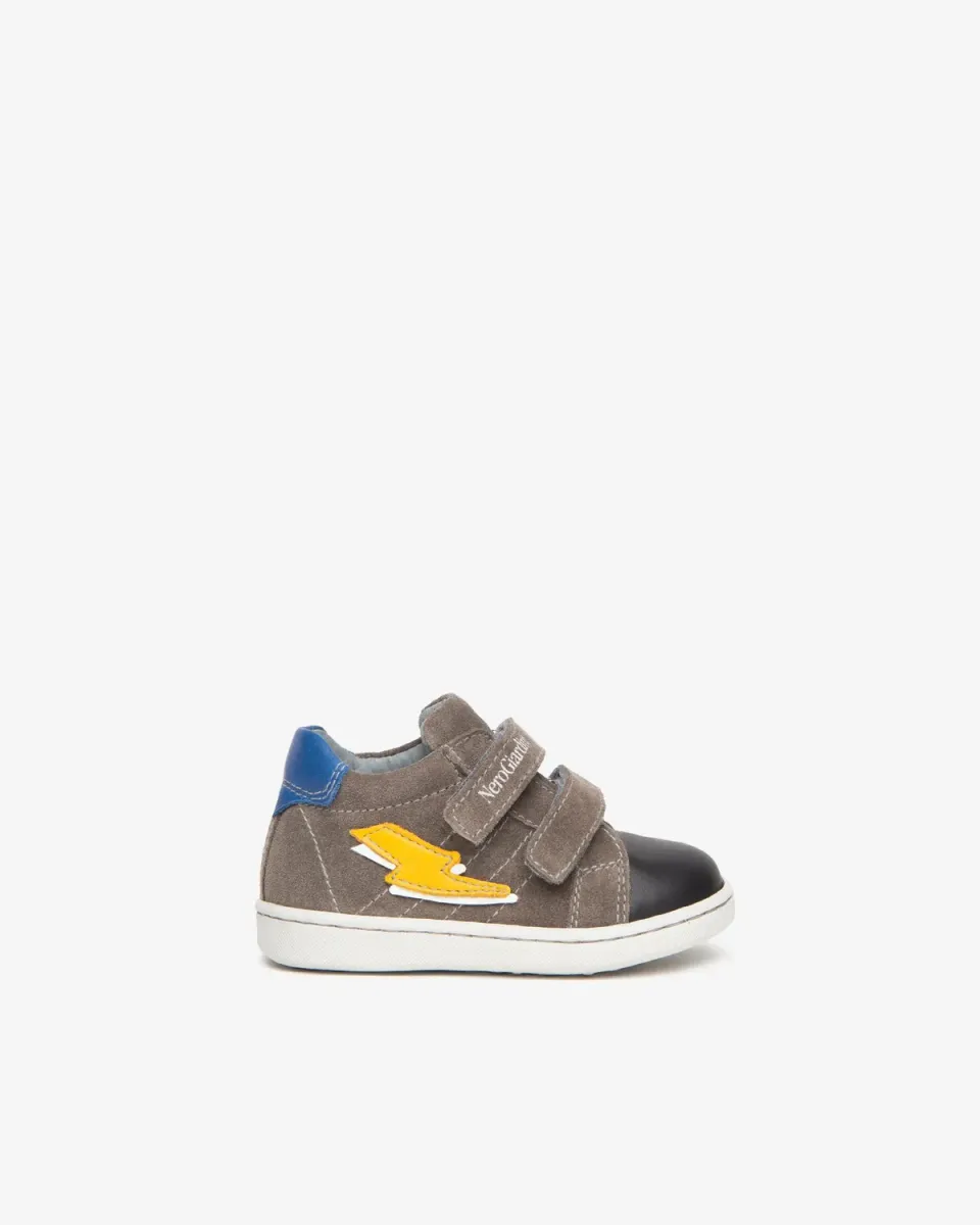 NeroGiardini sneakers bebe baieti piele velcro