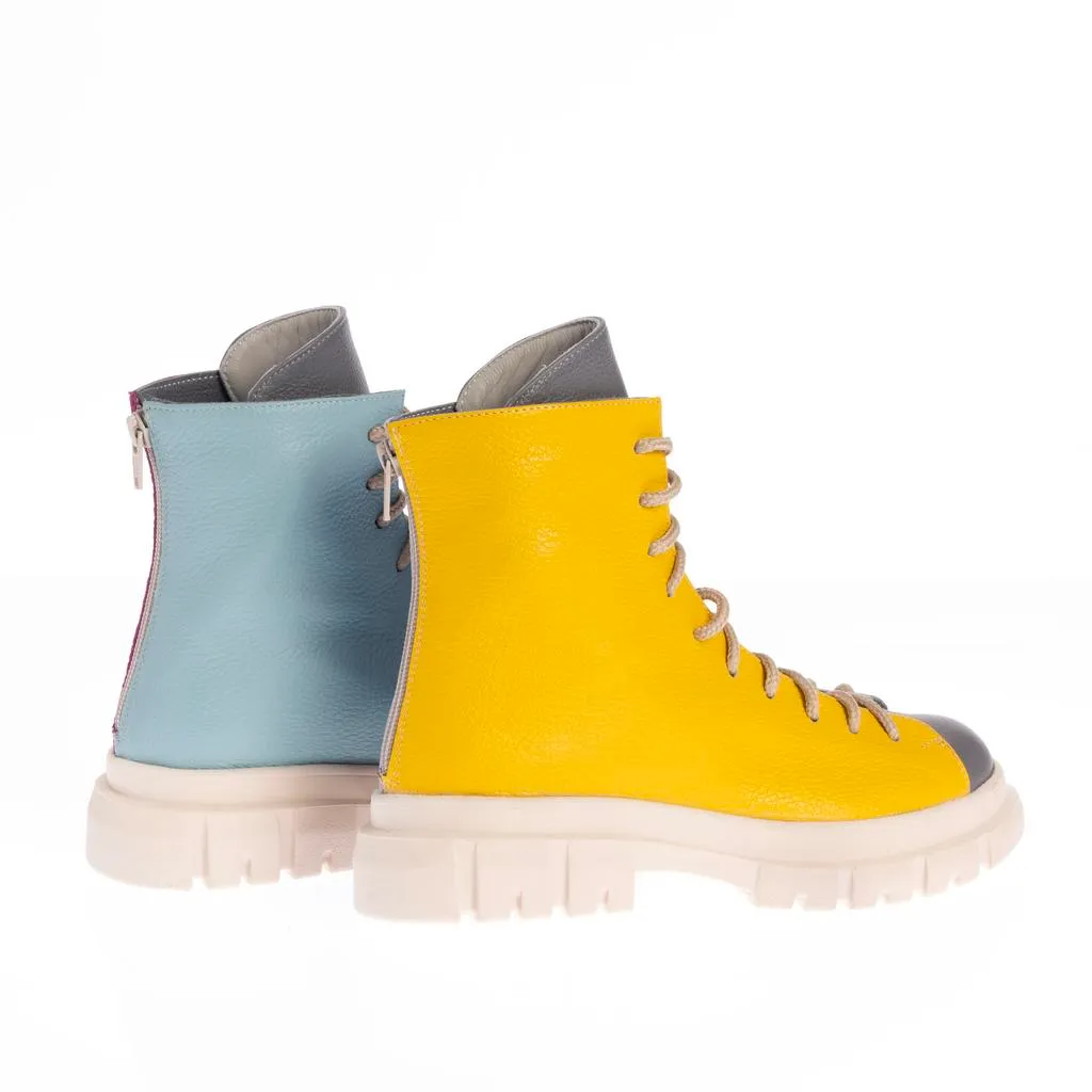 Ana Urbana Loredana bocanci piele multicolori