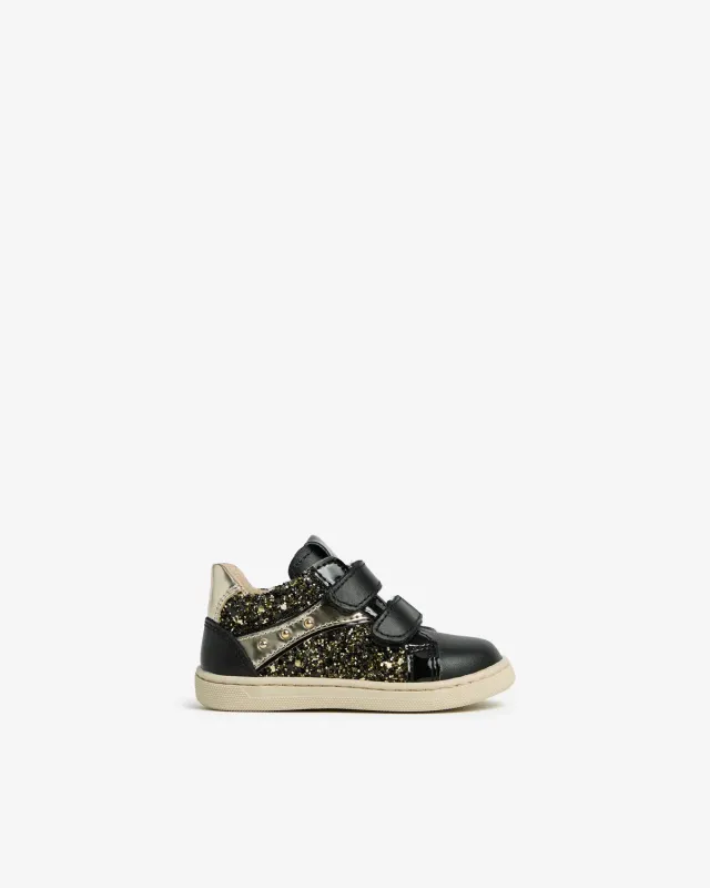 NeroGiardini Junior Sneakers fete textil și piele iarnă