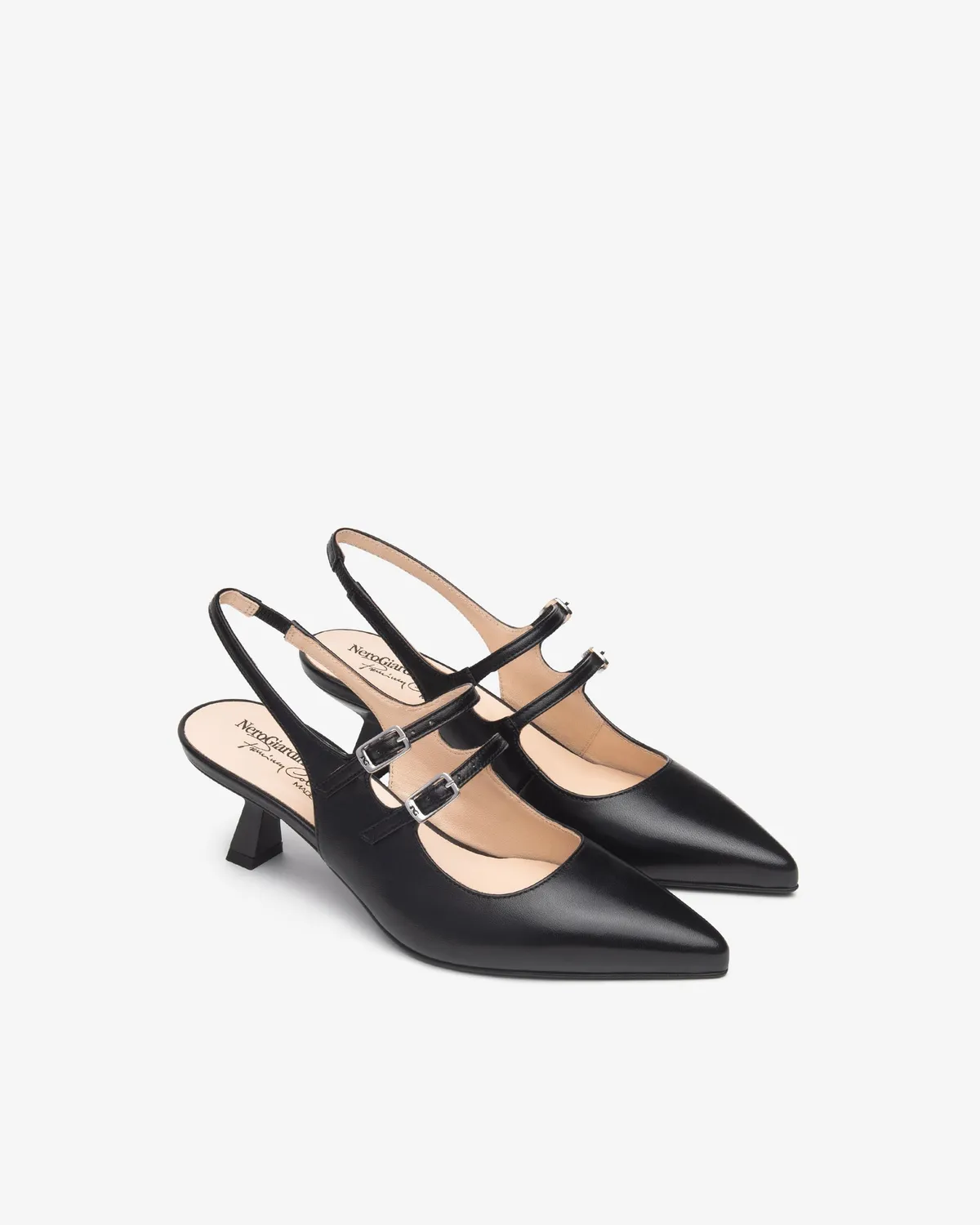 Slingback dama piele NeroGiardini Premium ceremonie