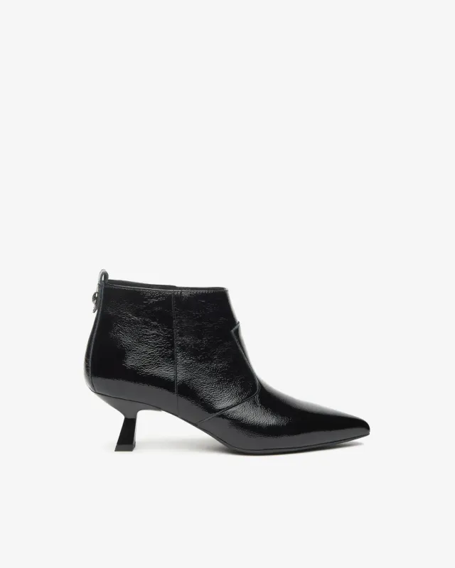 NeroGiardini Botine Piele Lăcuită Damă Premium