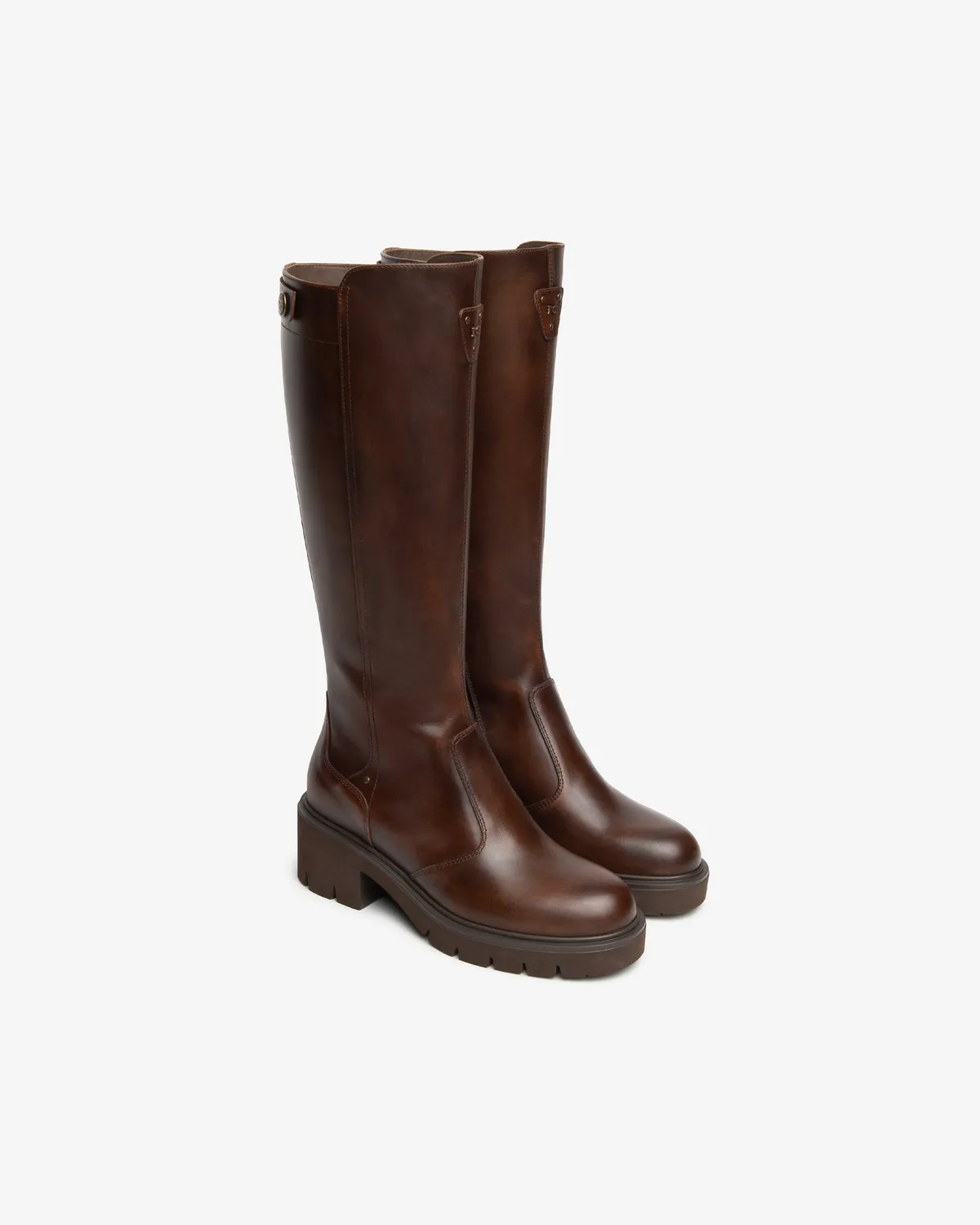 NeroGiardini cizme damă piele toc 6cm cu fermoar