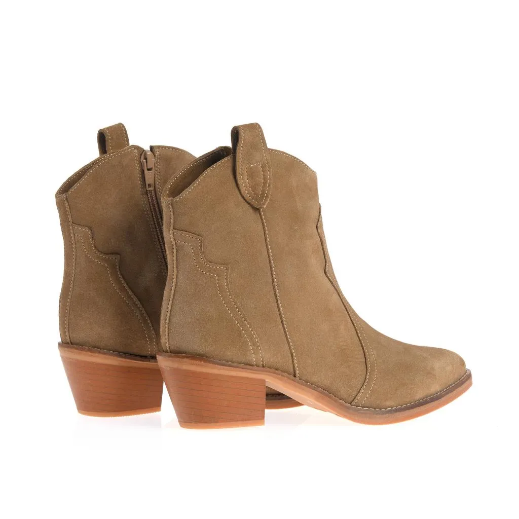 Ana Urbana Shoes Georgiana ciocate maro piele intoarsa