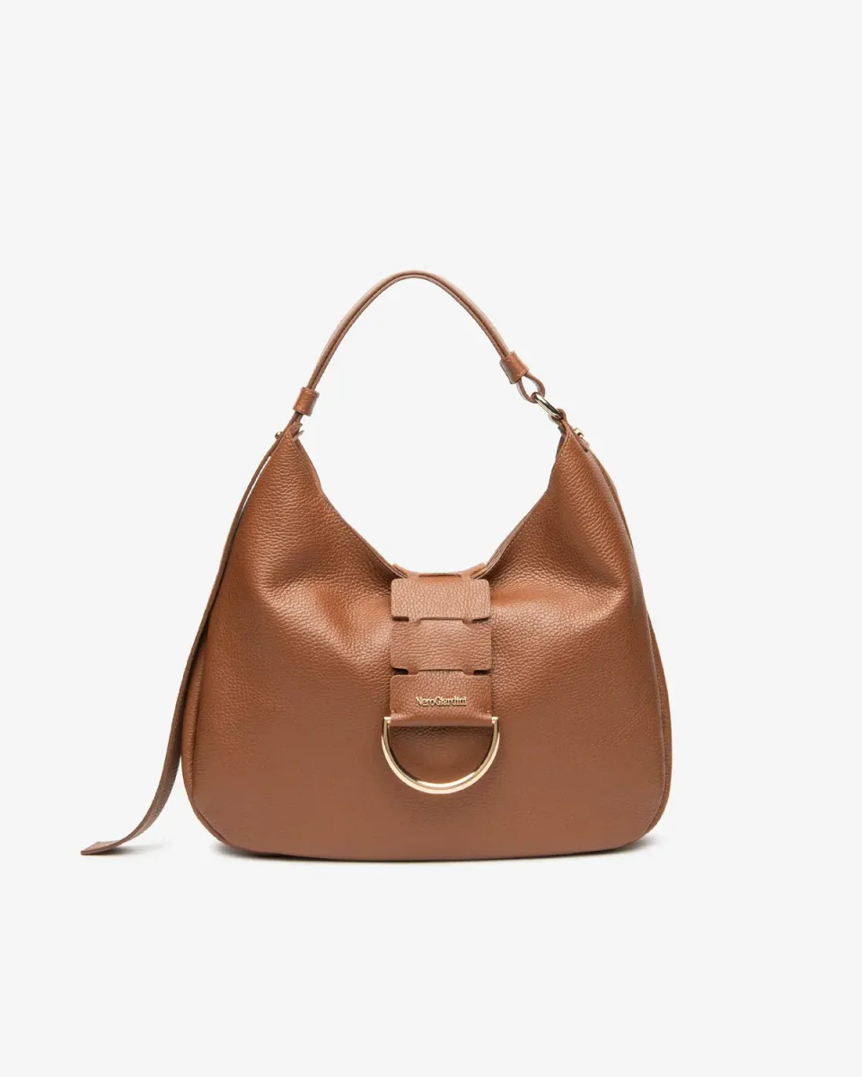 NeroGiardini geanta hobo piele dama neagra