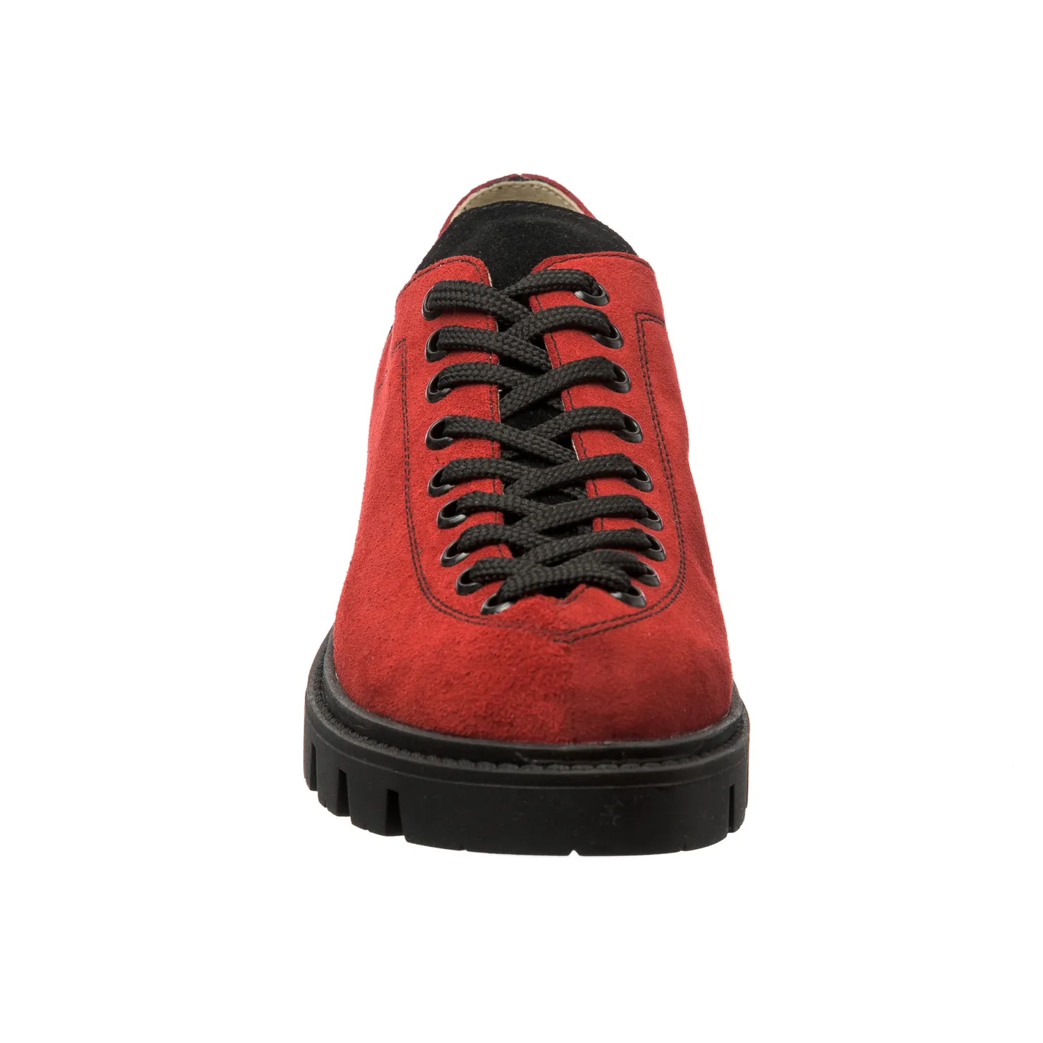 Catinca Shoes X2 RANA pantofi dama piele rosie negru