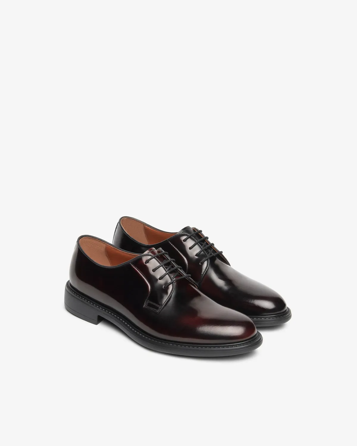 NeroGiardini pantofi derby barbati piele patinata