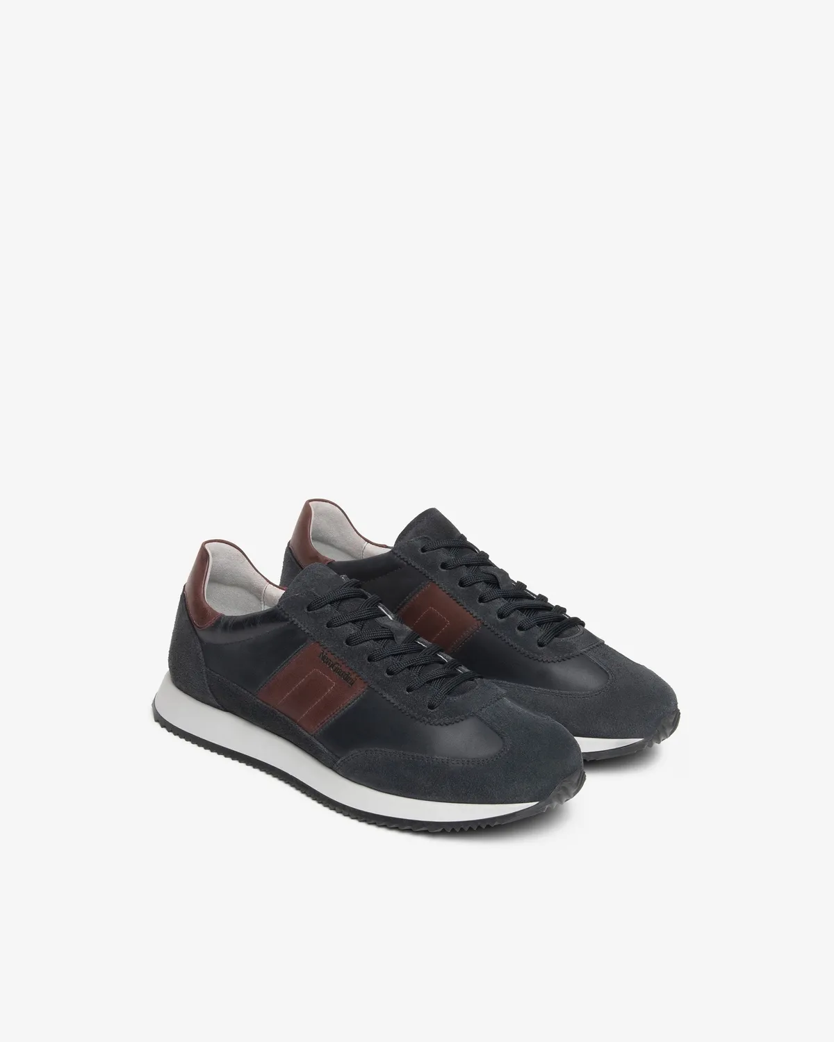 NeroGiardini sneakers barbati piele intoarsa casual