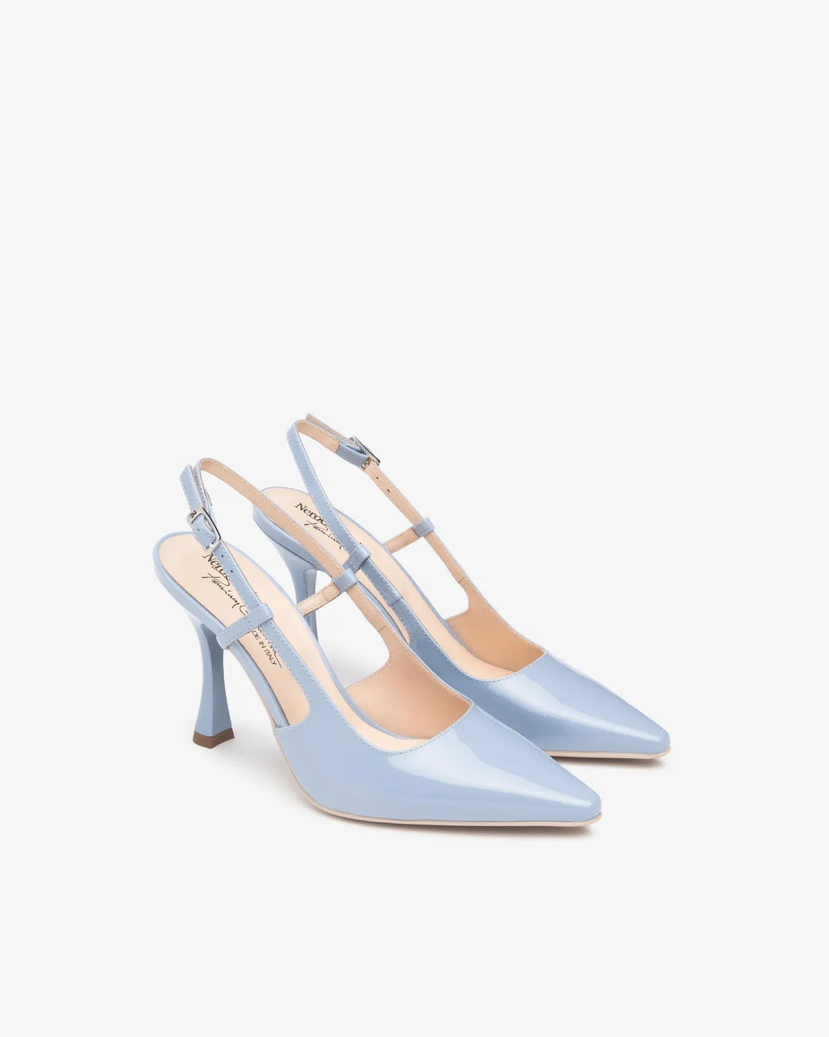 NeroGiardini Premium Collection slingback piele lacuita