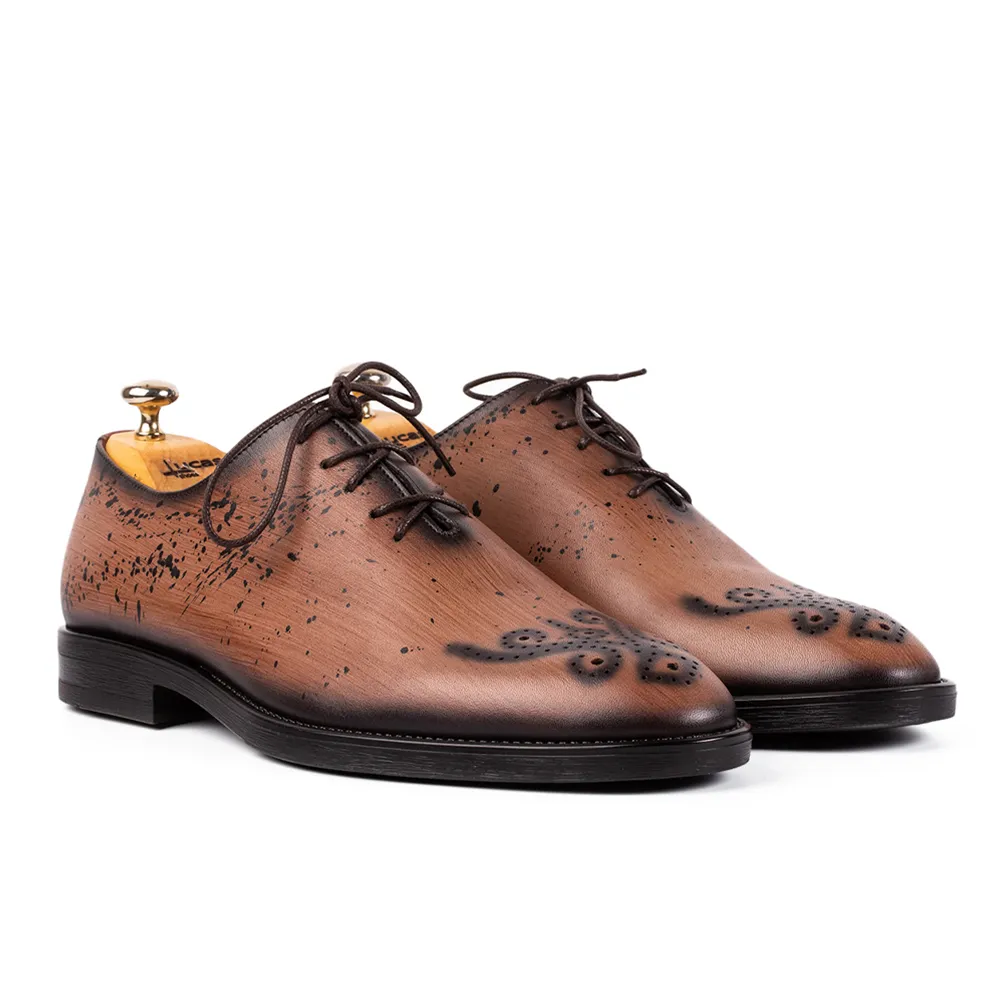 Lucas Shoes 900 pantofi eleganti barbati coniac piele