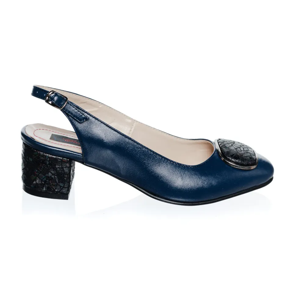 Catinca Shoes D21 BBS sandale damă albastre piele