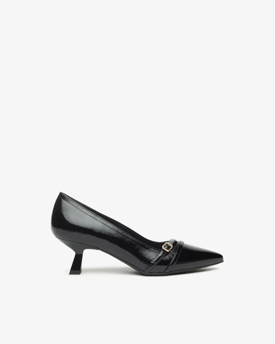 NeroGiardini pantofi dama lac cu toc Premium