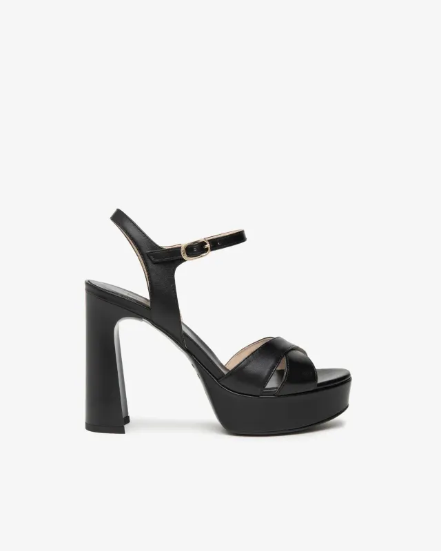 Sandale piele dama NeroGiardini elegante de seara