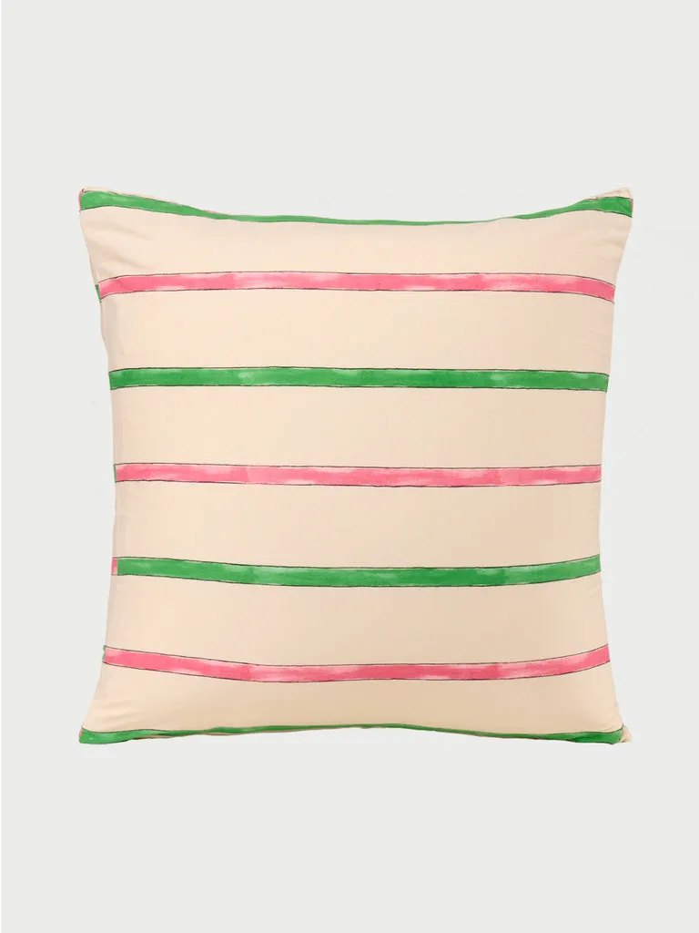 Flagelus Coco Striped fata perna bumbac bej