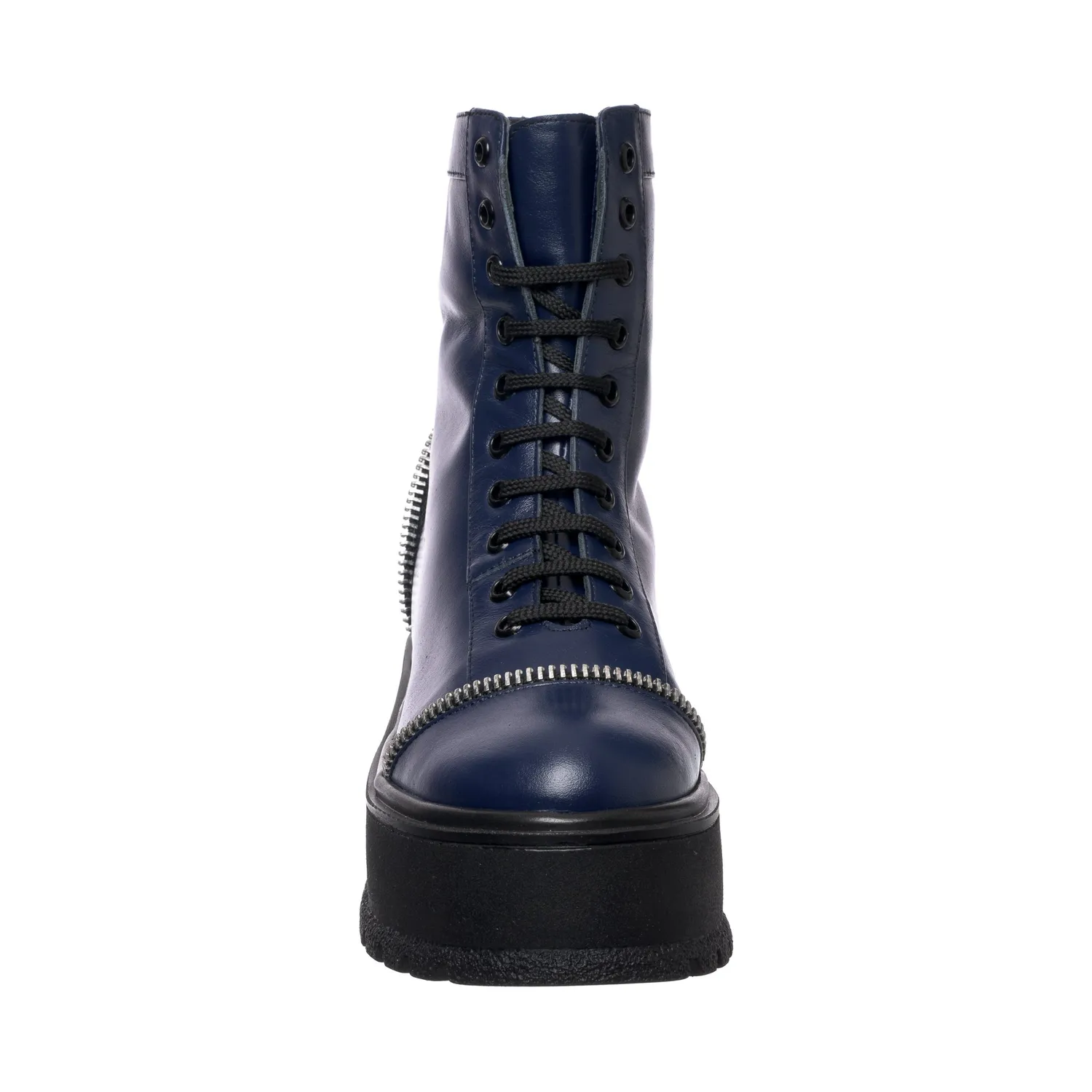 Catinca Shoes BC31 BB bocanci dama piele naturala albastru