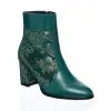 Catinca Shoes GX32 VSV ghete dama piele naturala verde