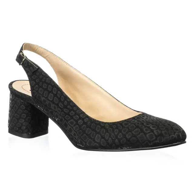 Catinca Shoes A22 NP sandale dama piele naturala negru pietricele