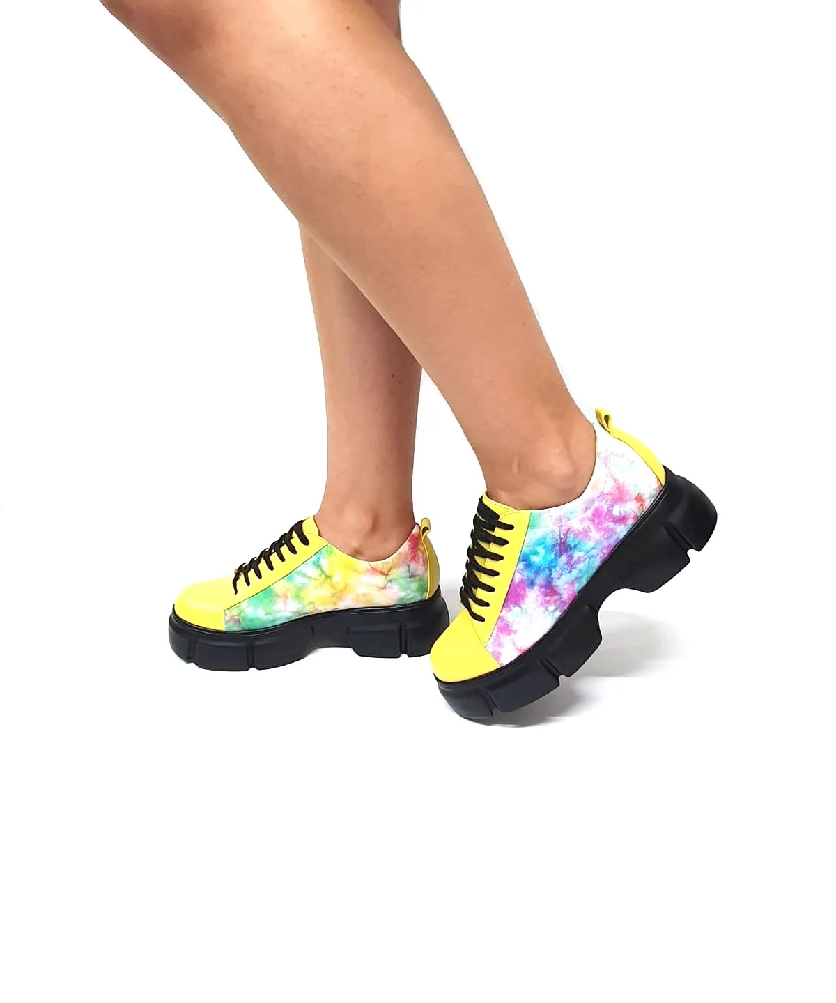Catinca Shoes X3 GBF pantofi dama galben piele naturala