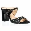 Catinca Shoes S100 NCA sandale dama negru cercuri piele