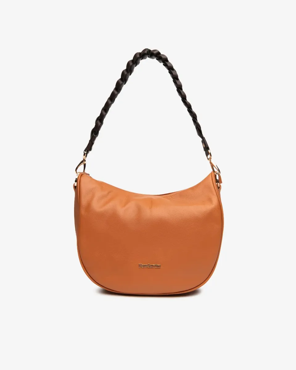 NeroGiardini geanta dama piele hobo semiluna