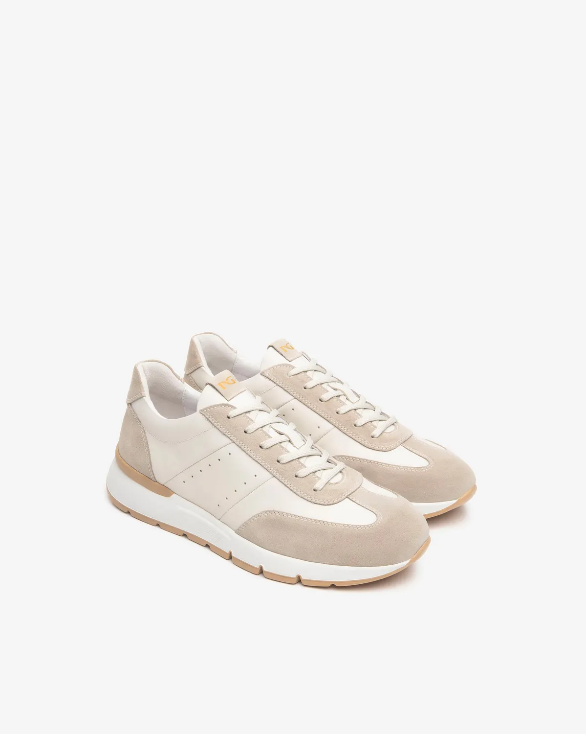 Sneakers bărbați NeroGiardini piele și piele întoarsă