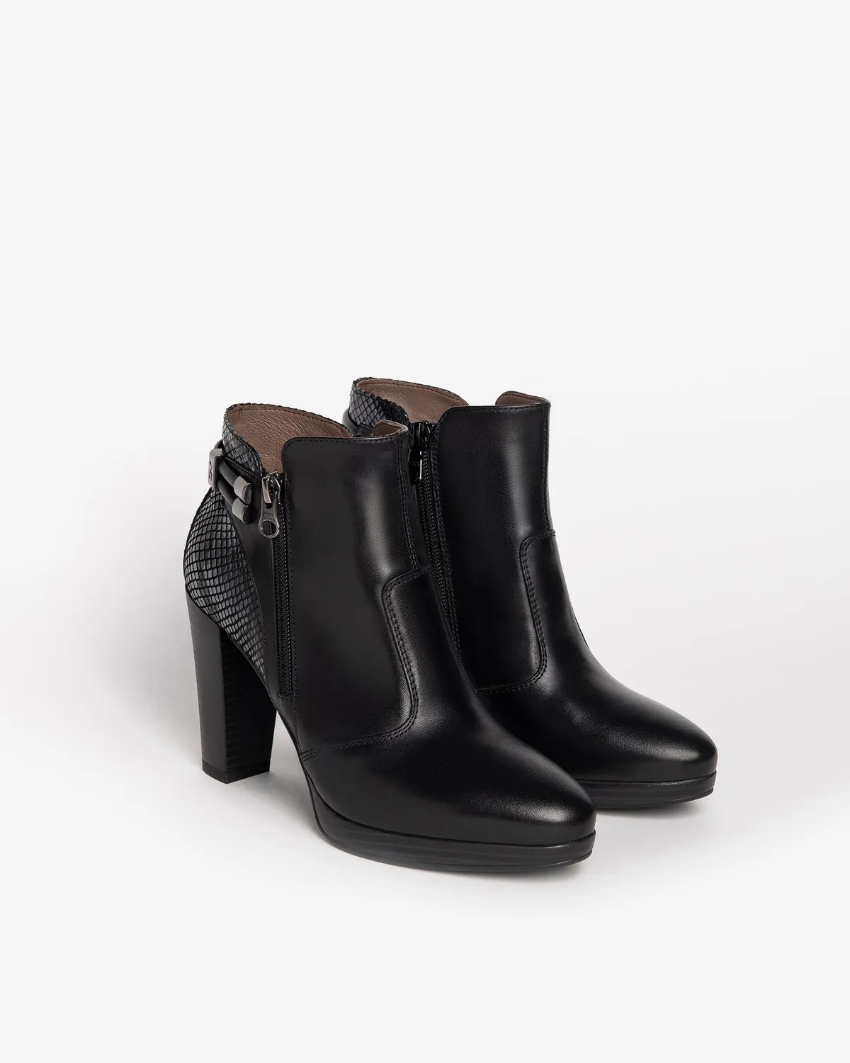 Botine piele dama NeroGiardini toamna clasice