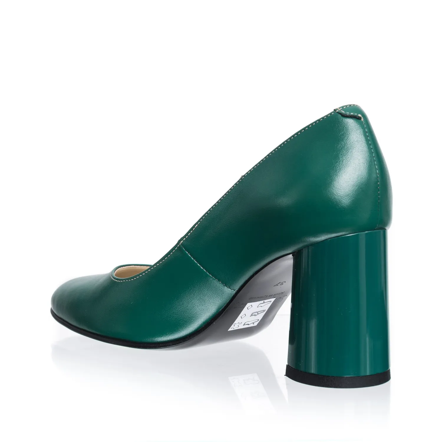 Catinca Shoes R11 VB pantofi dama piele verde box