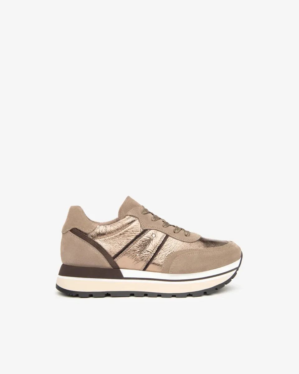 NeroGiardini sneakers piele damă piele întoarsă