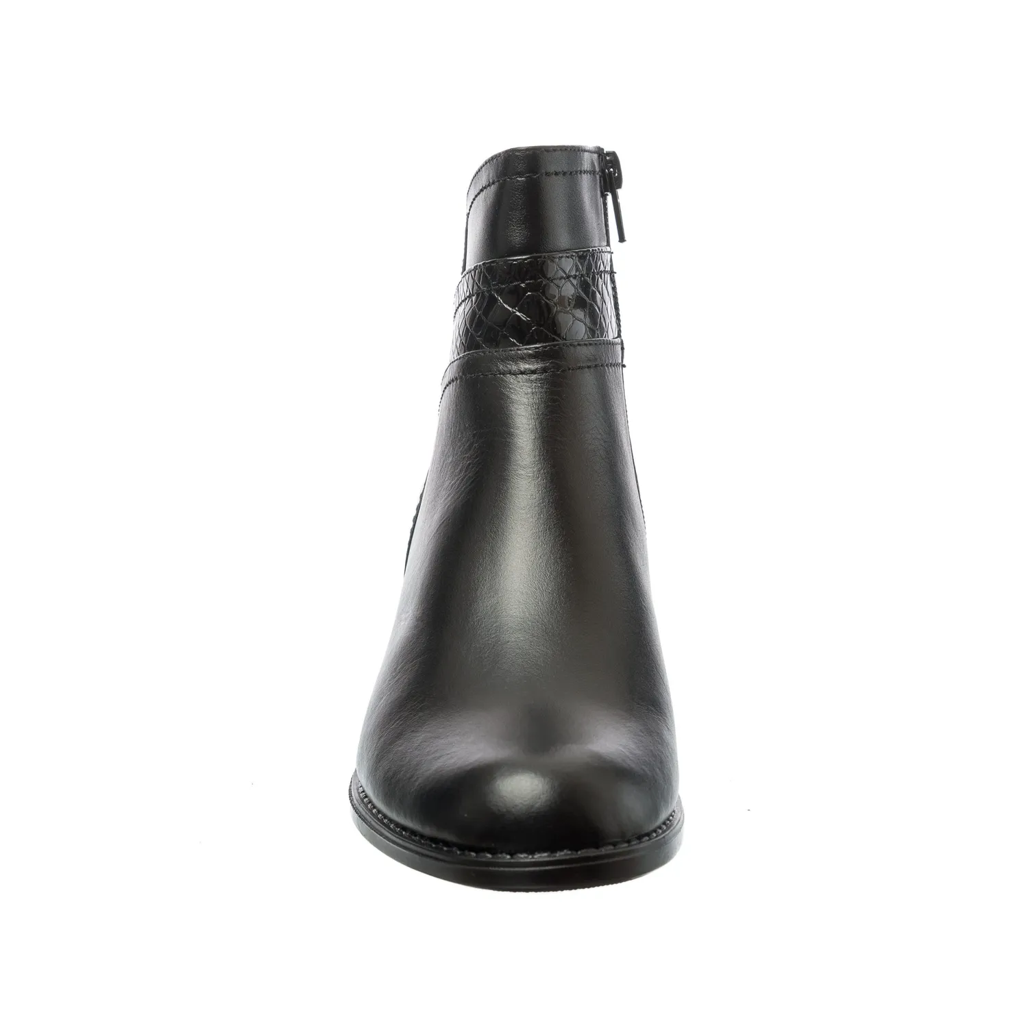 Catinca Shoes GX42 NB ghete negru box piele naturala