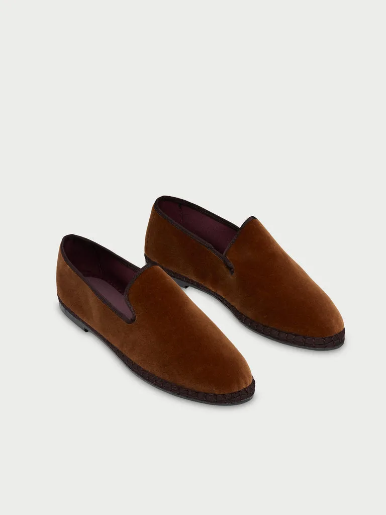 Flagelus Borges papuci slipper catifea maro