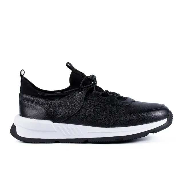 Lucas Shoes 520 sneakers piele negru bizon