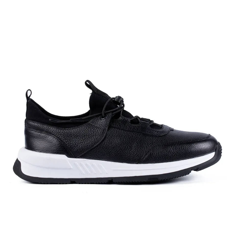 Lucas Shoes 520 sneakers piele negru bizon