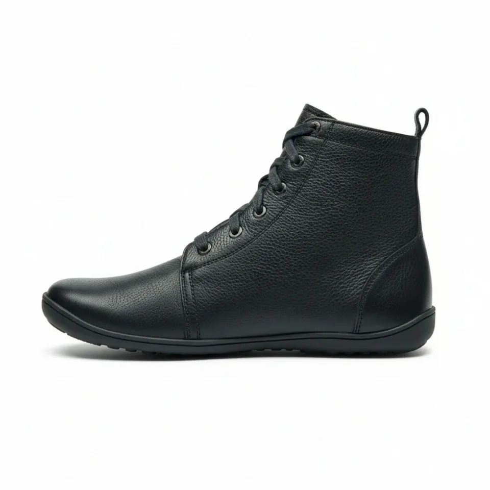 BÄR Julie 2.0 ghete damă barefoot piele negru
