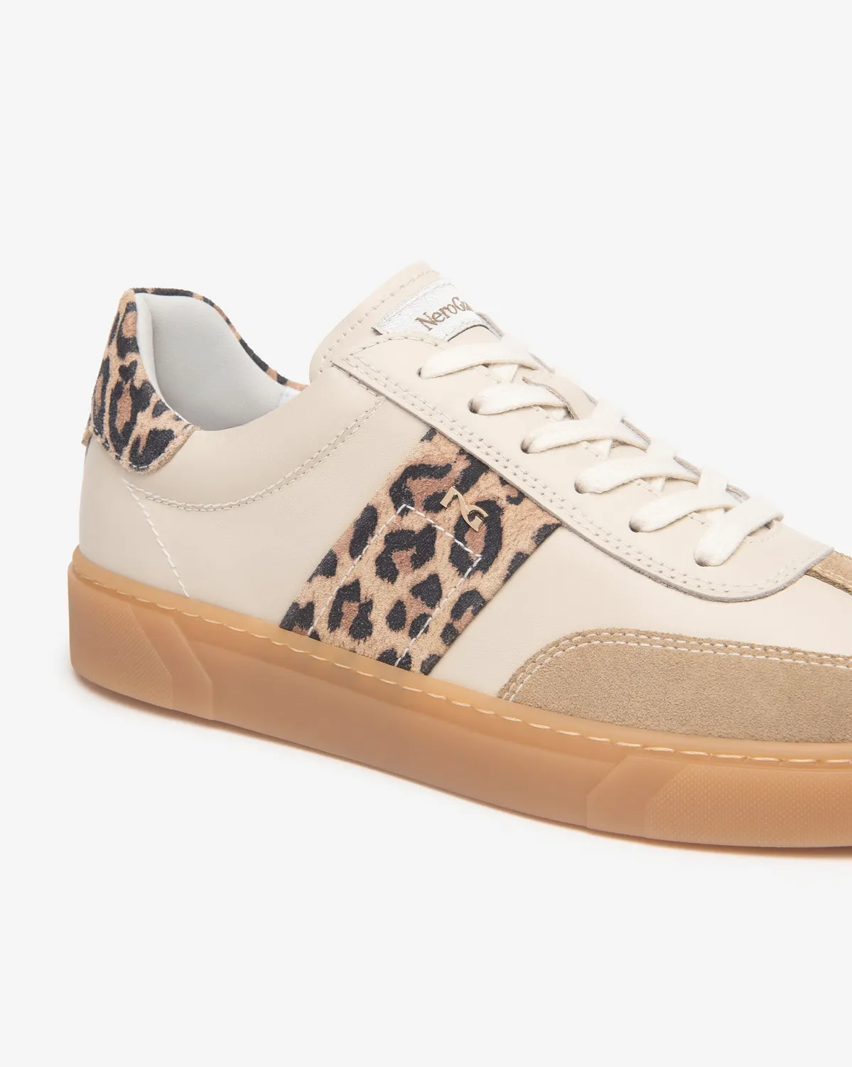 Sneakers piele dama NeroGiardini piele intoarsa