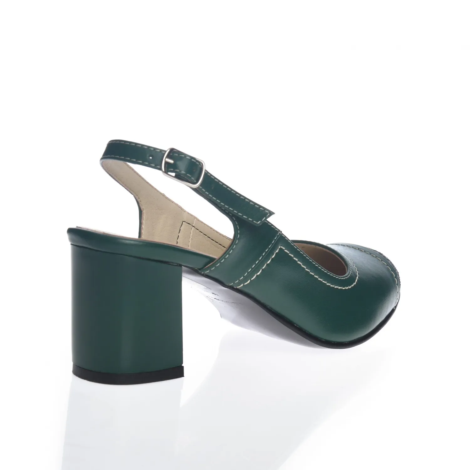 Catinca Shoes 28 VB sandale damă piele naturală verde box
