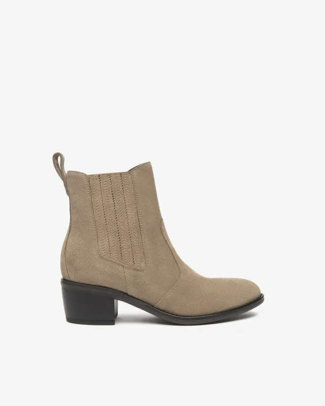 NeroGiardini Ghete Chelsea Suede Dama