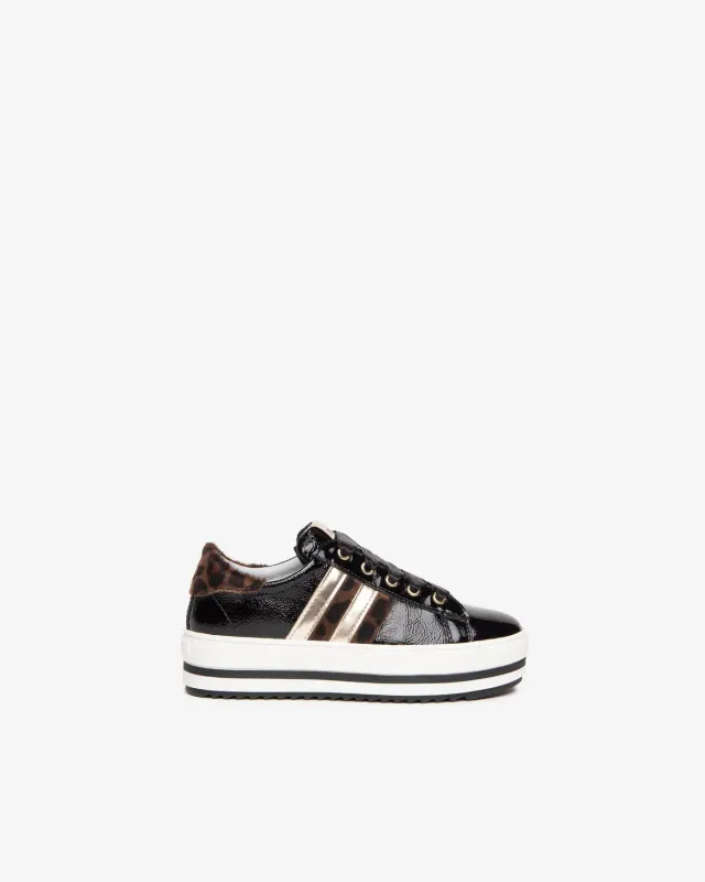 NeroGiardini sneakers lac fete cu siret satinat