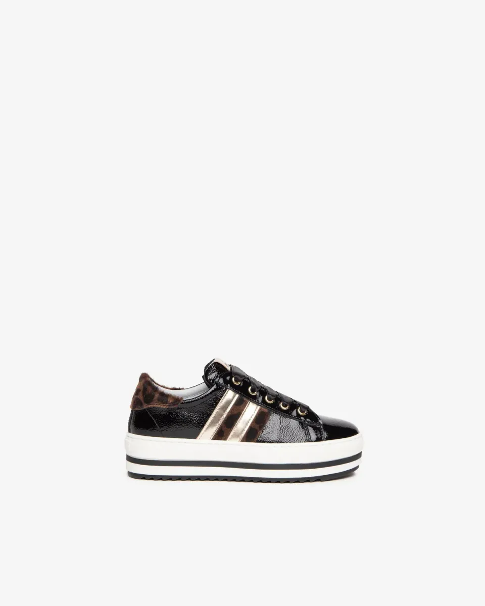 NeroGiardini sneakers lac fete cu siret satinat