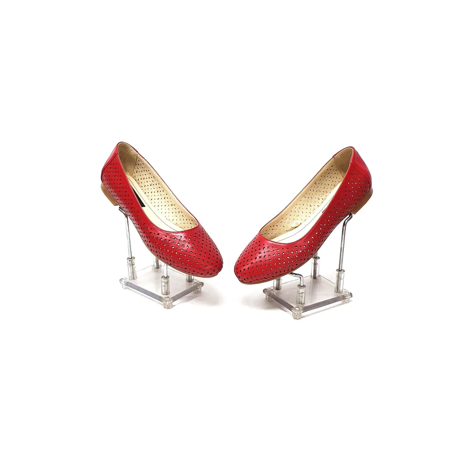 Catinca Shoes BL5 R balerini damă piele roșu