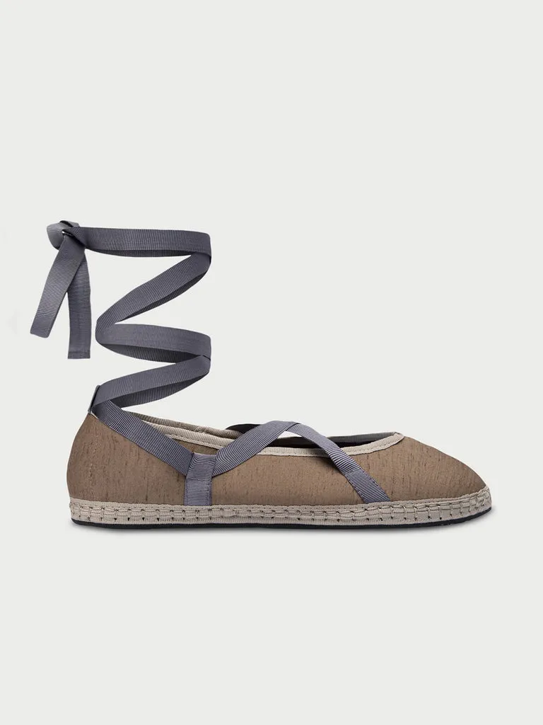 Flagelus Eichiro Silk Ribbon Grey balerini matase
