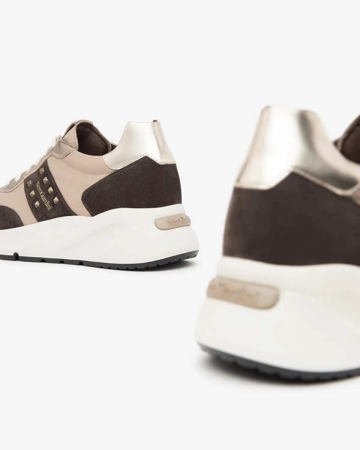 NeroGiardini sneakers dama piele intoarsa branț DryGo
