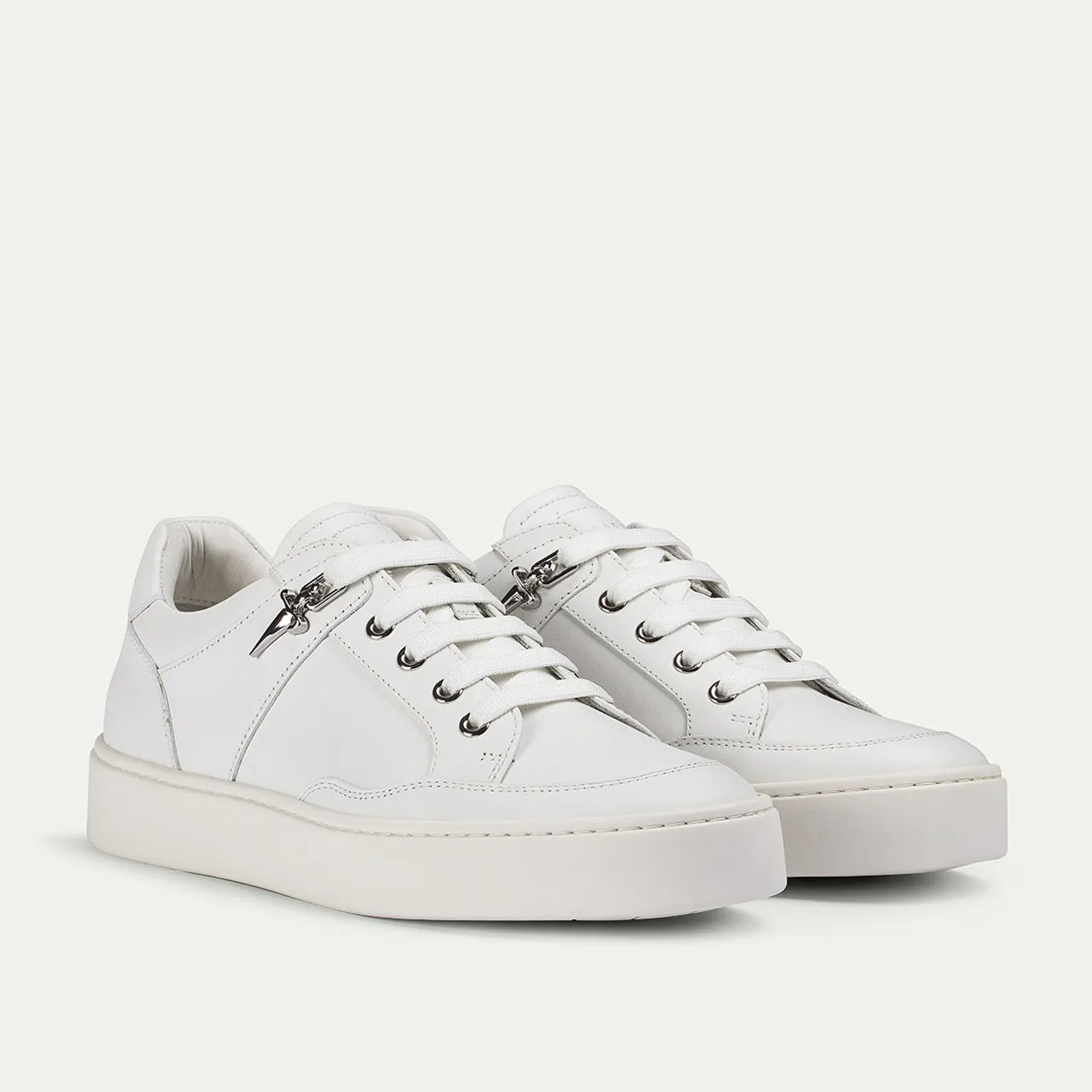 Cesare Paciotti Linea Stark sneakers barbati albi