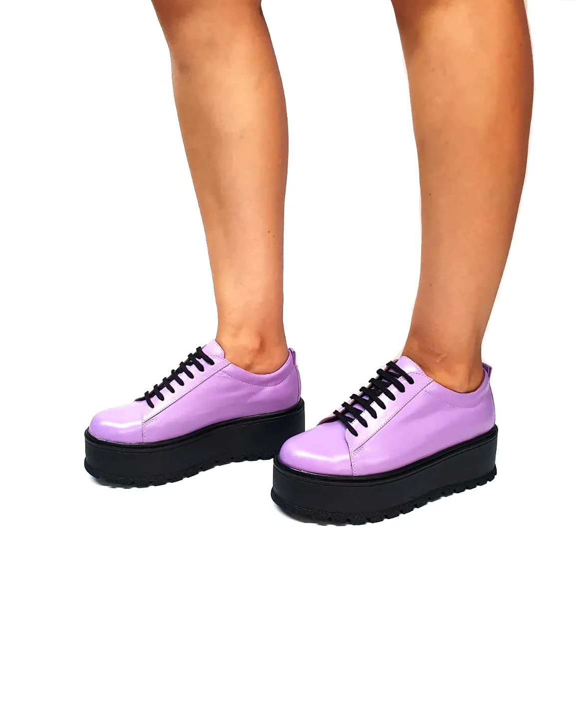 Catinca Shoes X3 L pantofi dama piele naturala lila