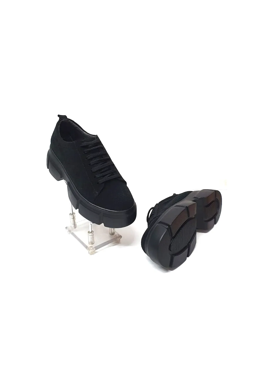 Catinca Shoes Negru Antilopa X3 NA pantofi dama piele