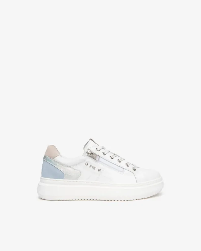 NeroGiardini Sneakers Dama Piele si Piele Intoarsa Confort