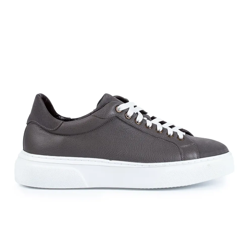Lucas Shoes 510 sneakers piele gri barbati