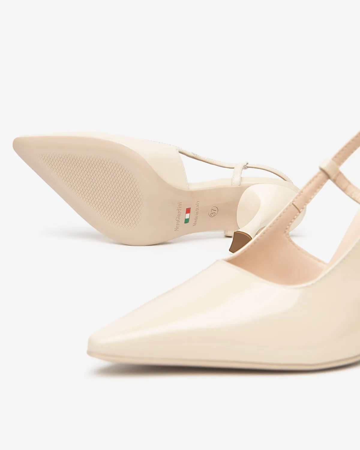 Slingback dama NeroGiardini piele Premium nunta